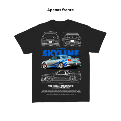 Skyline Front Print T-Shirt