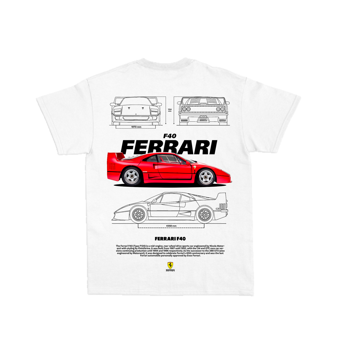 Ferrari F40 T-Shirt
