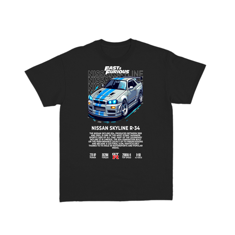 Skyline Fast & Furious T-Shirt