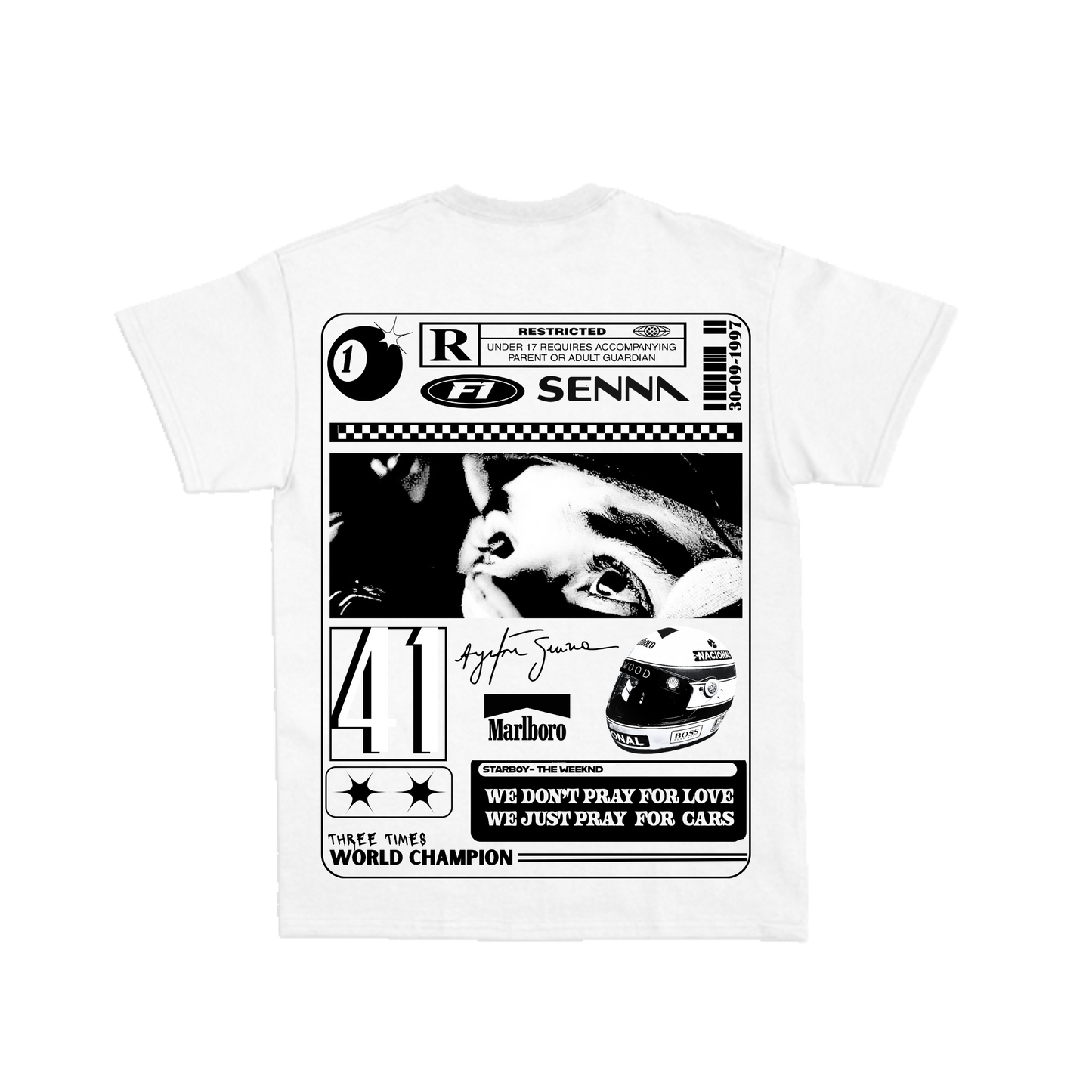 Senna Black & White T-Shirt