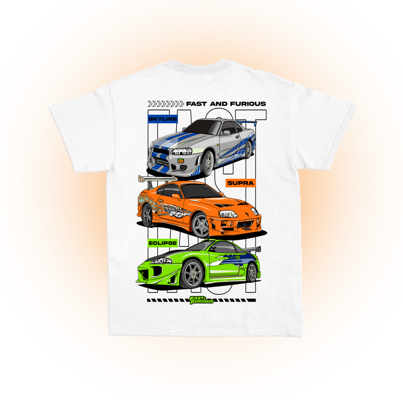 Fast & Furious Cars T-Shirt