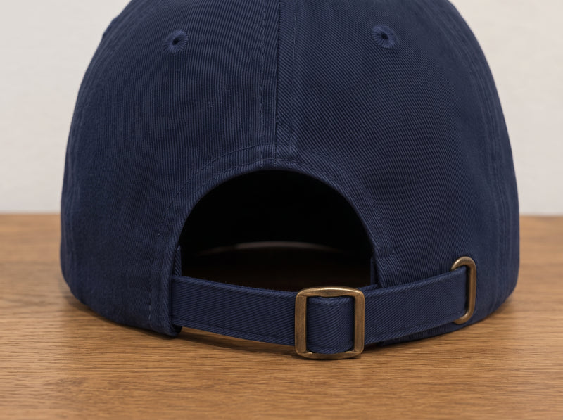 Reinforced back with a solid metal buckle.
