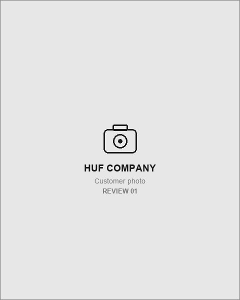 Customer wearing Huf Company